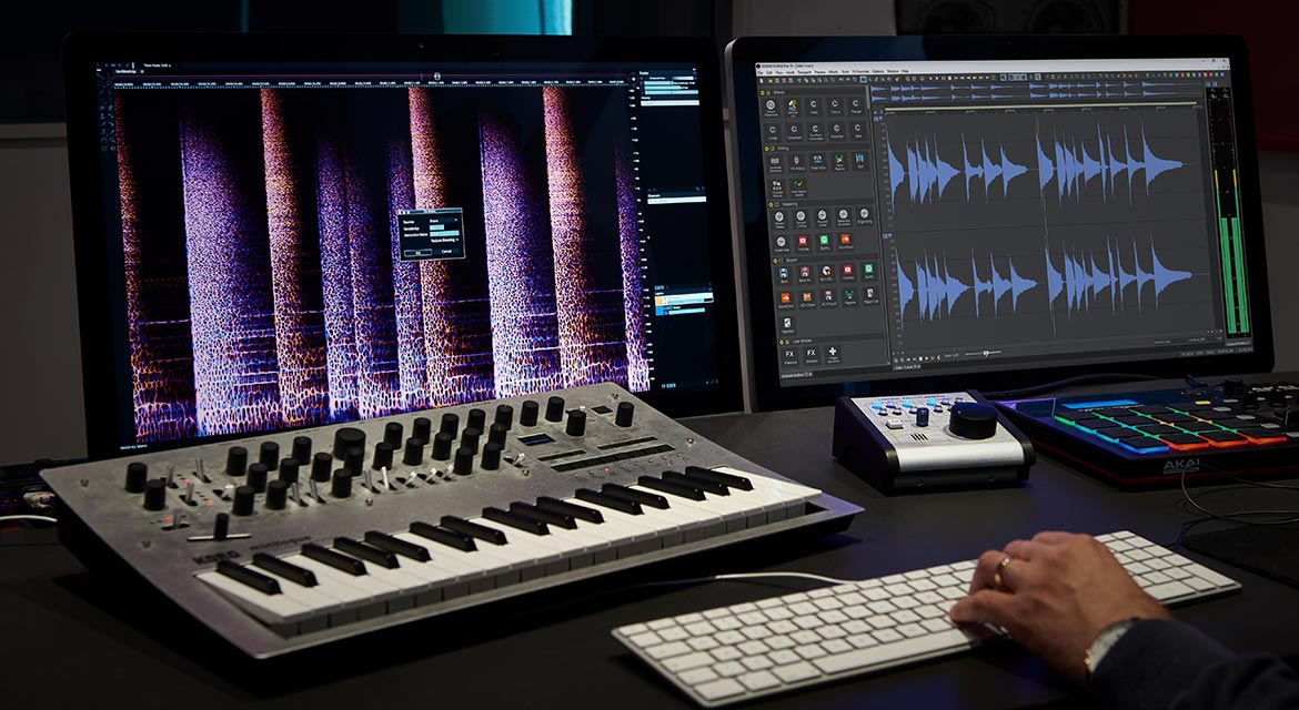 Audio is shown on display